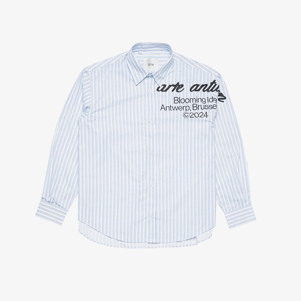 Blooming Ideas Shirt 'Blue Striped'