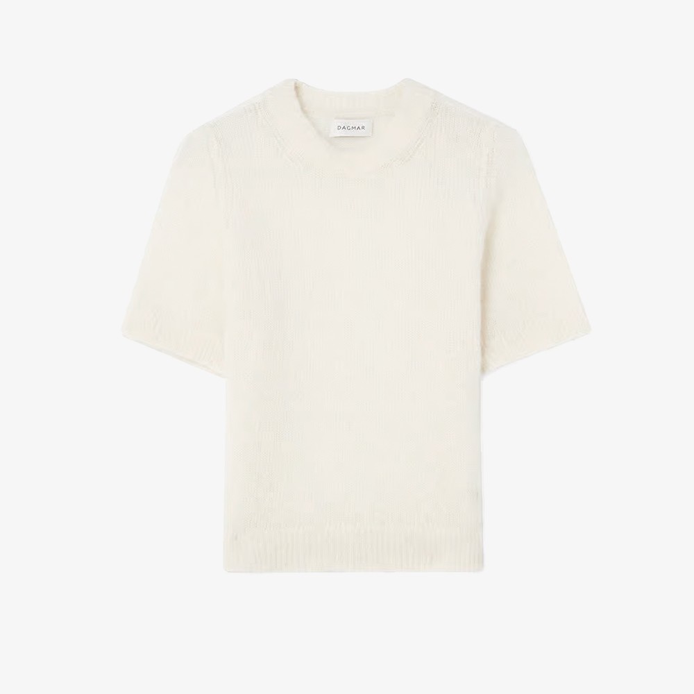 Brushed Alpaca Top 'White'