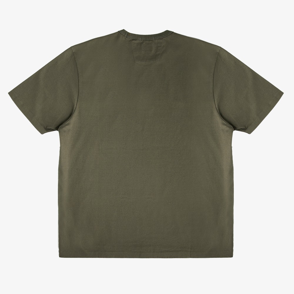 Jersey Twisted Small Logo T-Shirt 'Army Green'