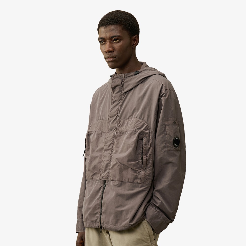 Flatt Nylon Hooded Overshirt 'Boulevard'