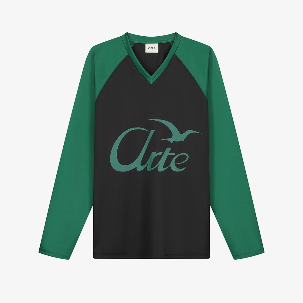 Logo Bird Longsleeve 'Green & Black'