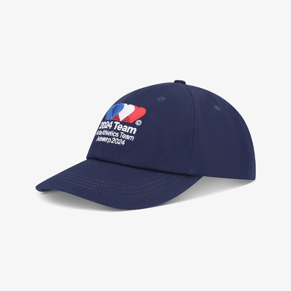 Heart France Embroidery Cap 'Navy'