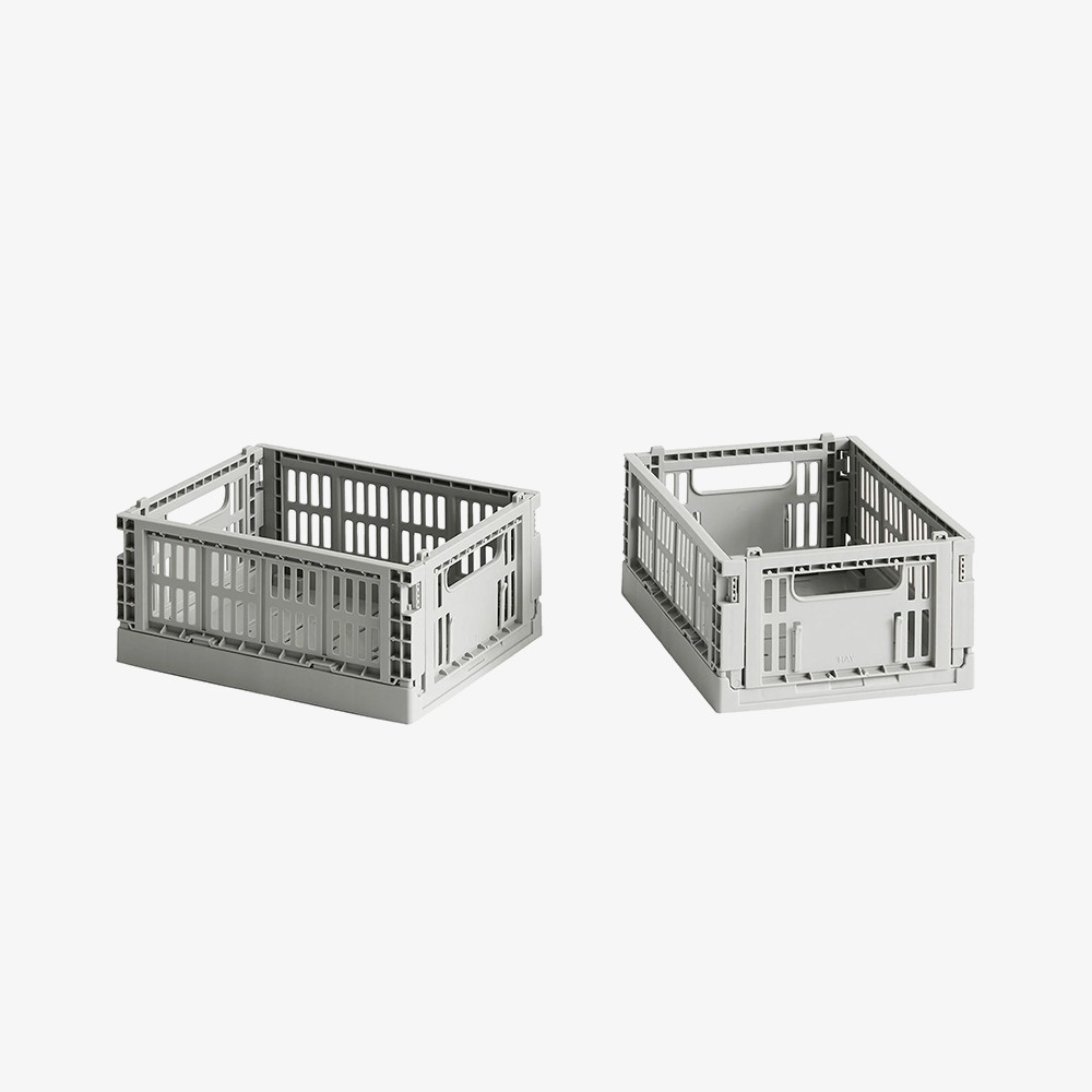 Colour Crate Mini-Set of 2 'Light Grey'