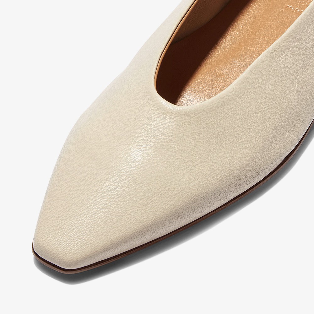 Betty Nappa Leather 'Cream'