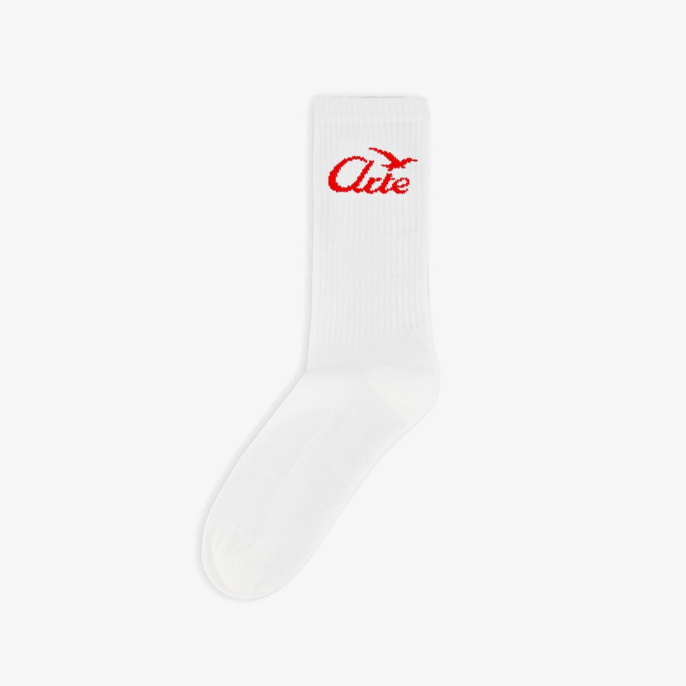 Bird Logo Socks 'White'