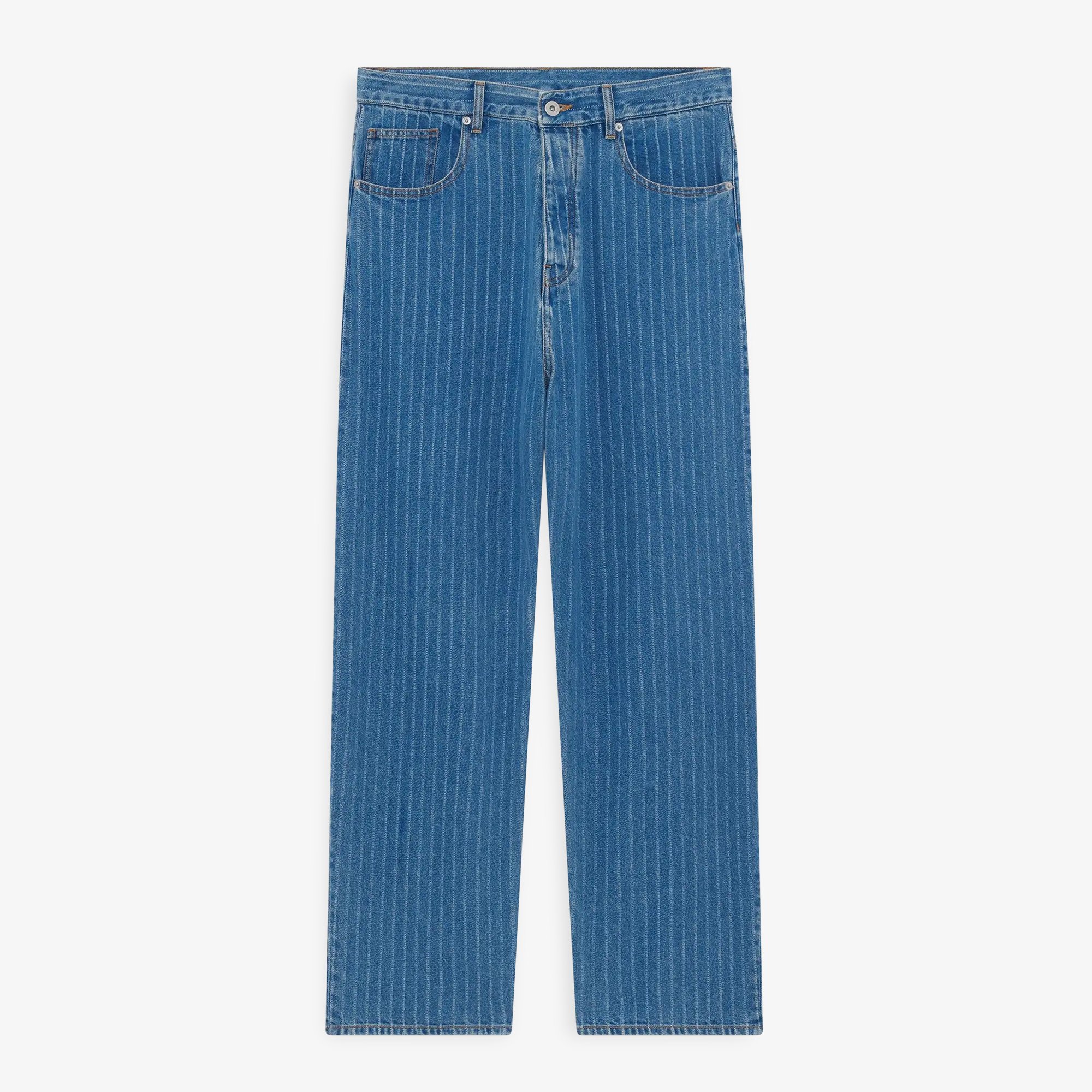 Le Jean Baggy Rayures 'Light Blue'