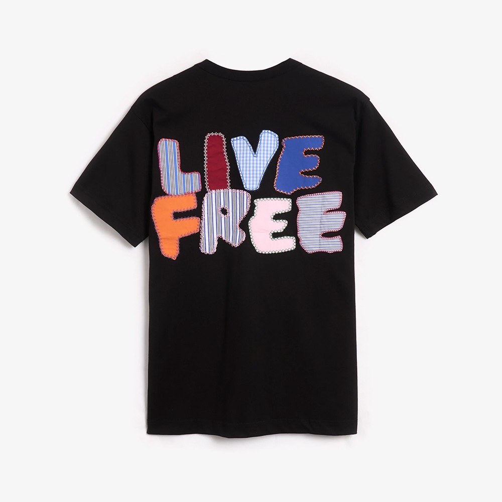 Live Free T-shirt 'Black'