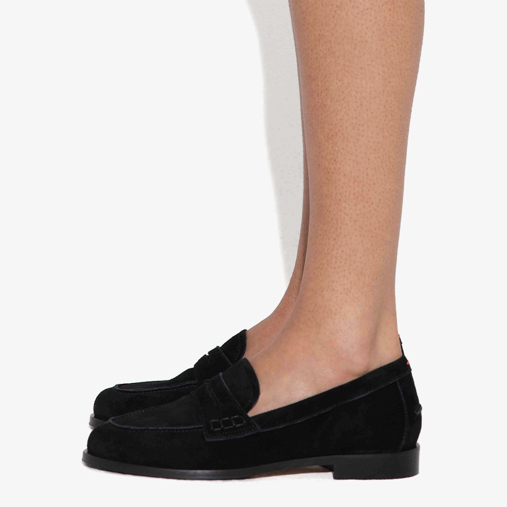 Oscar Cow Suede Leather 'Black'