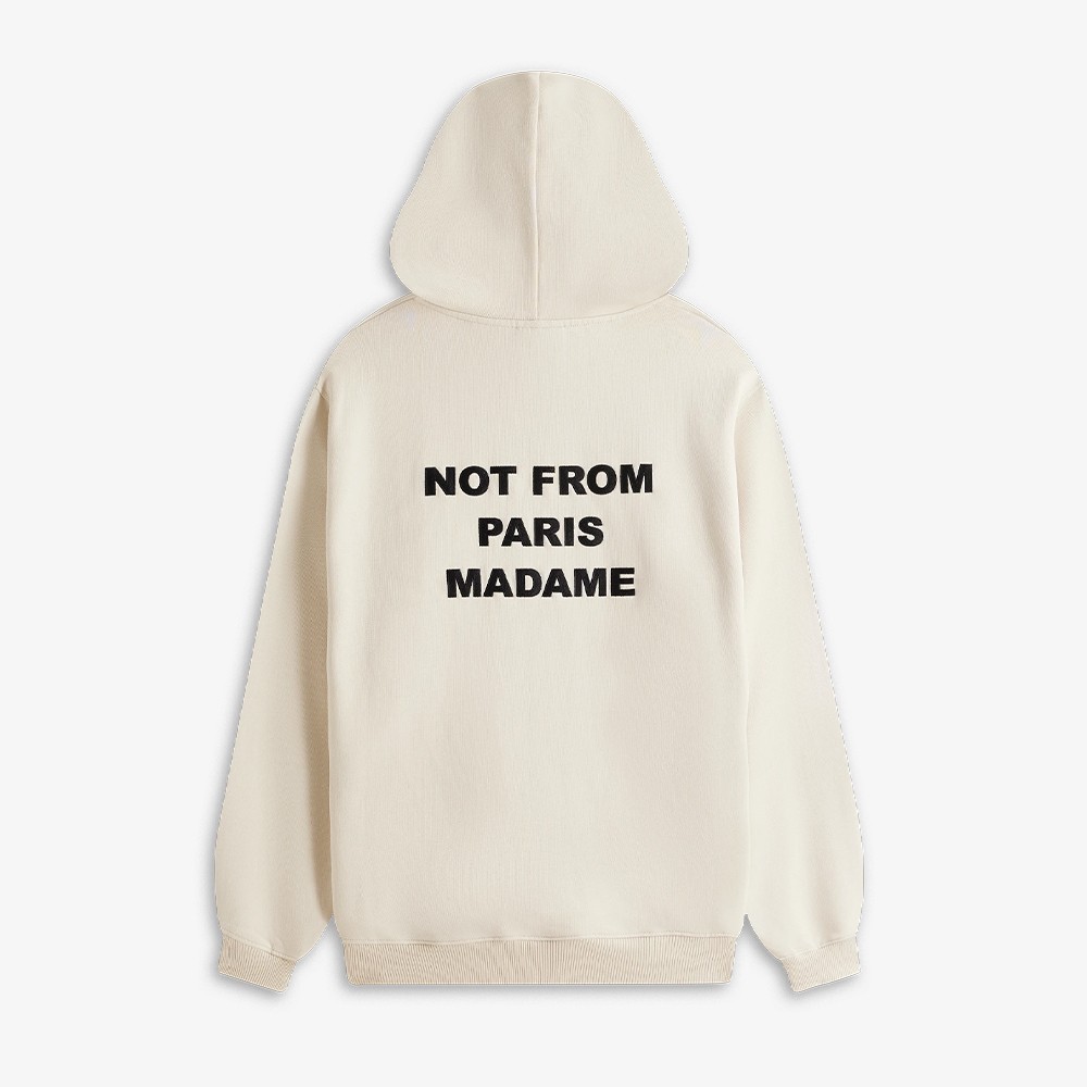 Le Hoodie Slogan 'Beige'