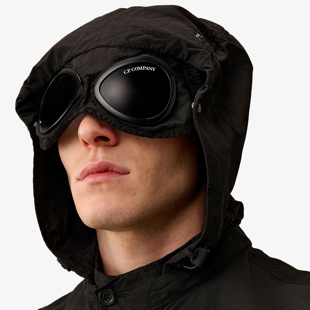 Flatt Nylon Goggle Overshirt 'Black'