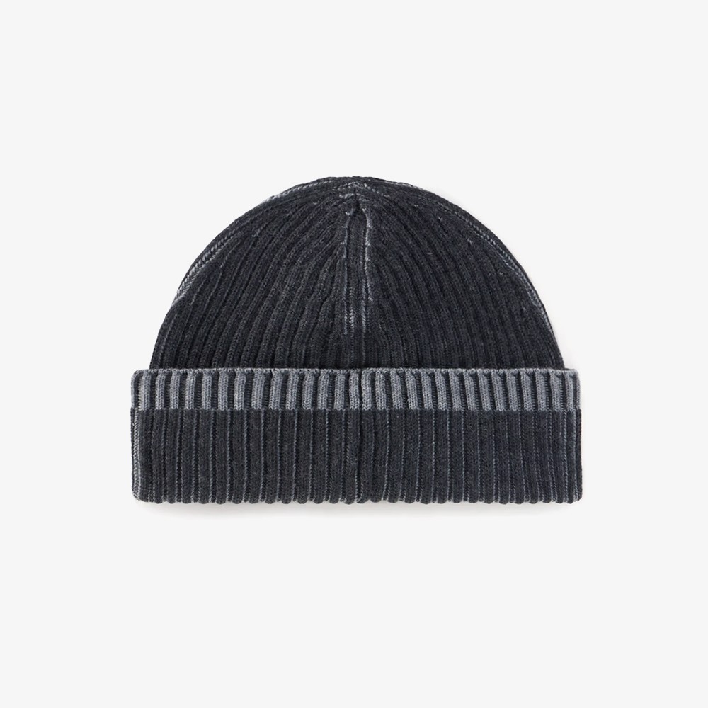 Vanisé Full Rib Rws Wool Beanie 'Charcoal Grey Melange'