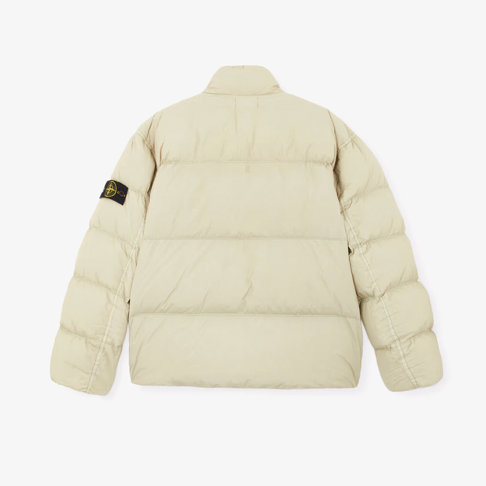 Wind-Resistant Light Down Blouson 'Off White'