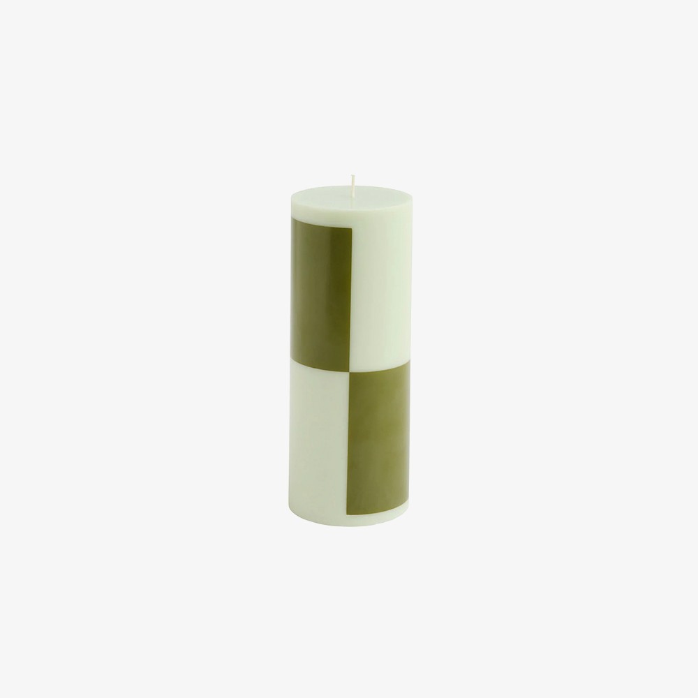 Column Candle-Medium 'Light Green'