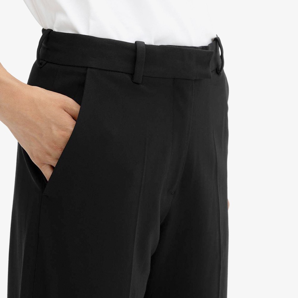 Wide Leg Trousers 'Black'