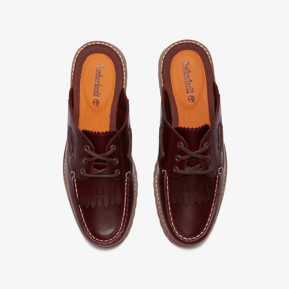 W' Noreen Mule Shoe 'Burgundy Full Grain'