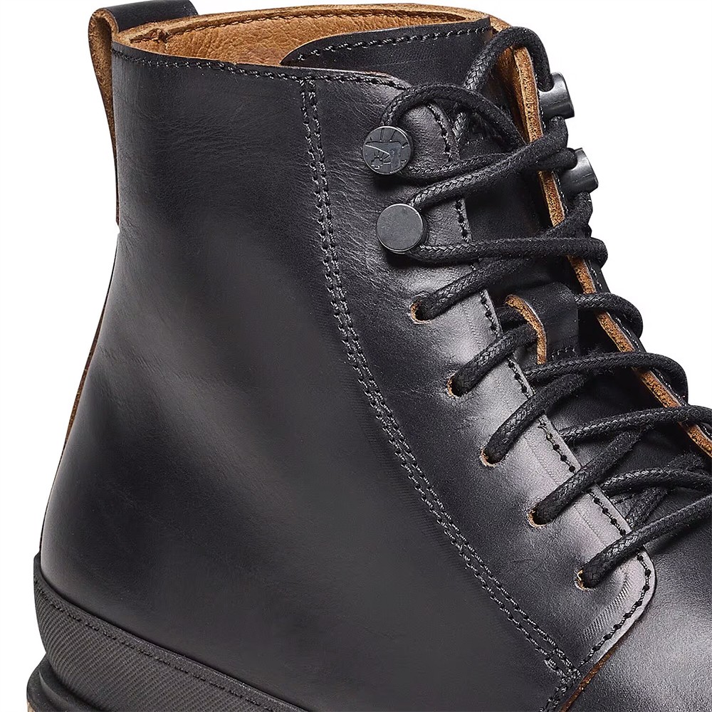 Prescott Lace Men Oiled Leather 'Black'