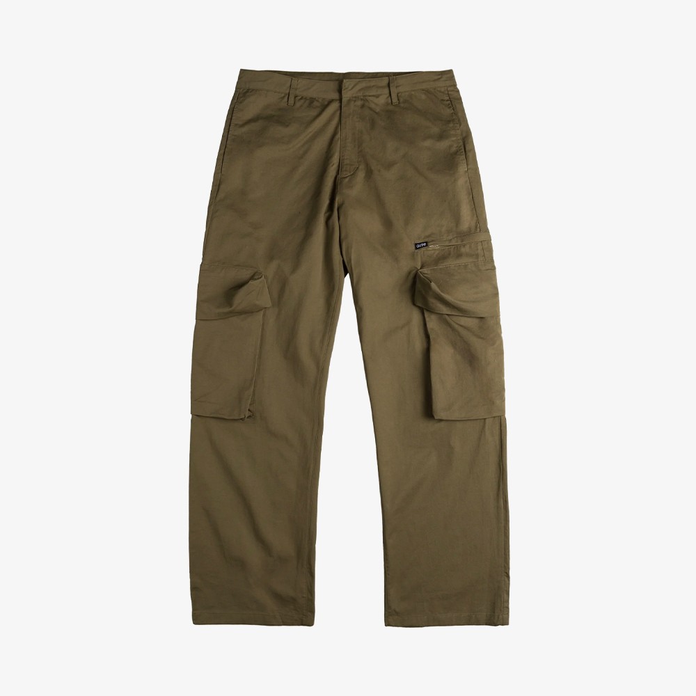 Oversize 3D Pockets Pants 'Dark Green'