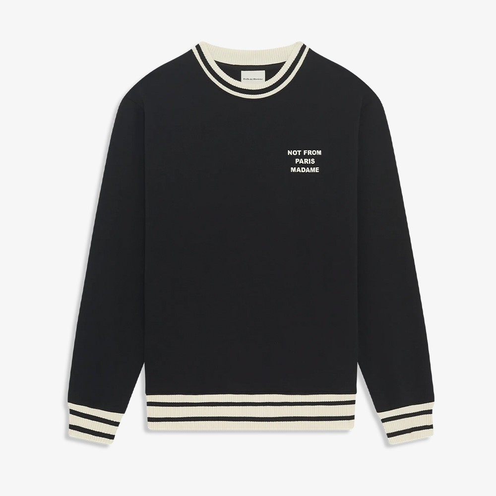 Le Sweatshirt Slogan Sport 'Black'