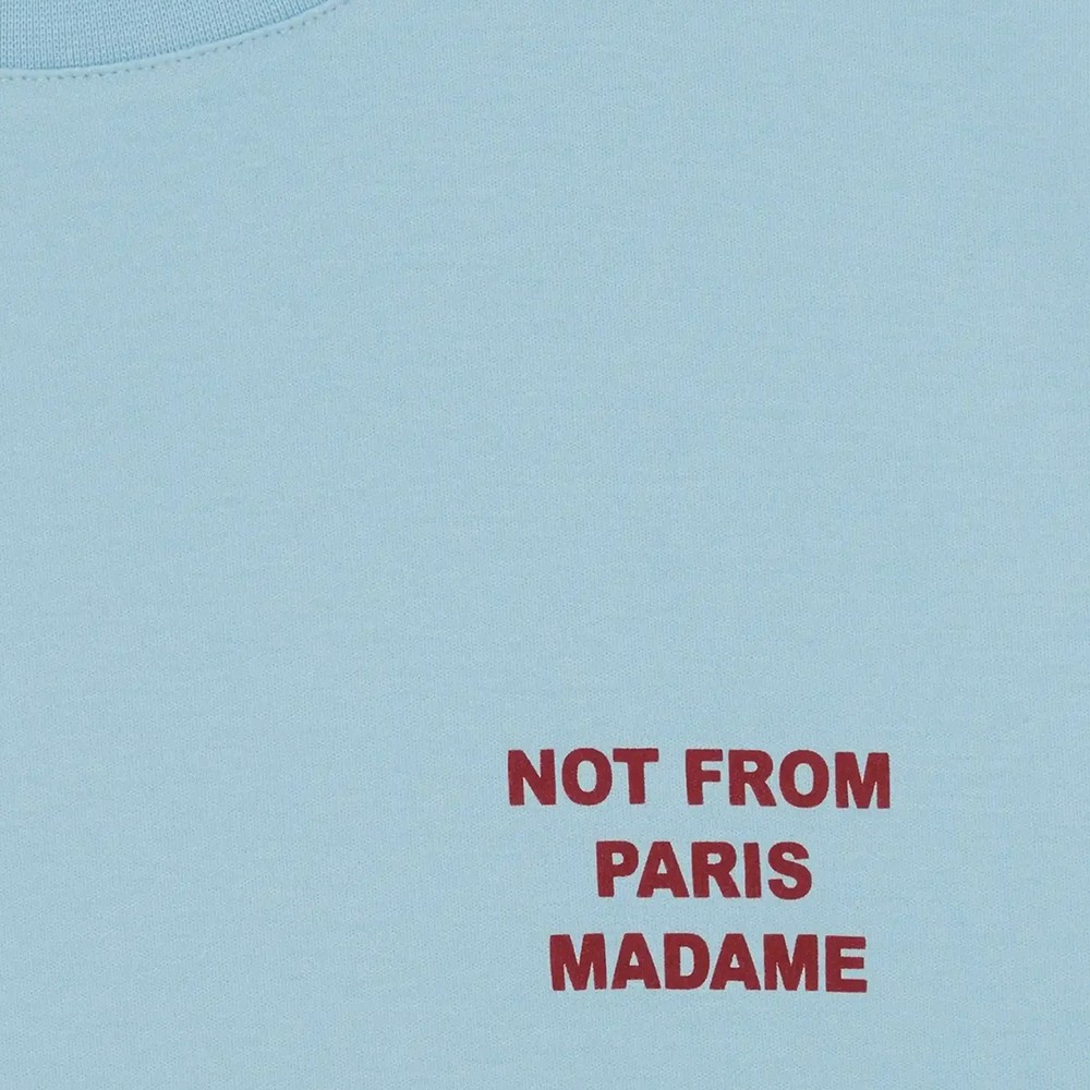 Le T-Shirt Slogan 'Light Blue'