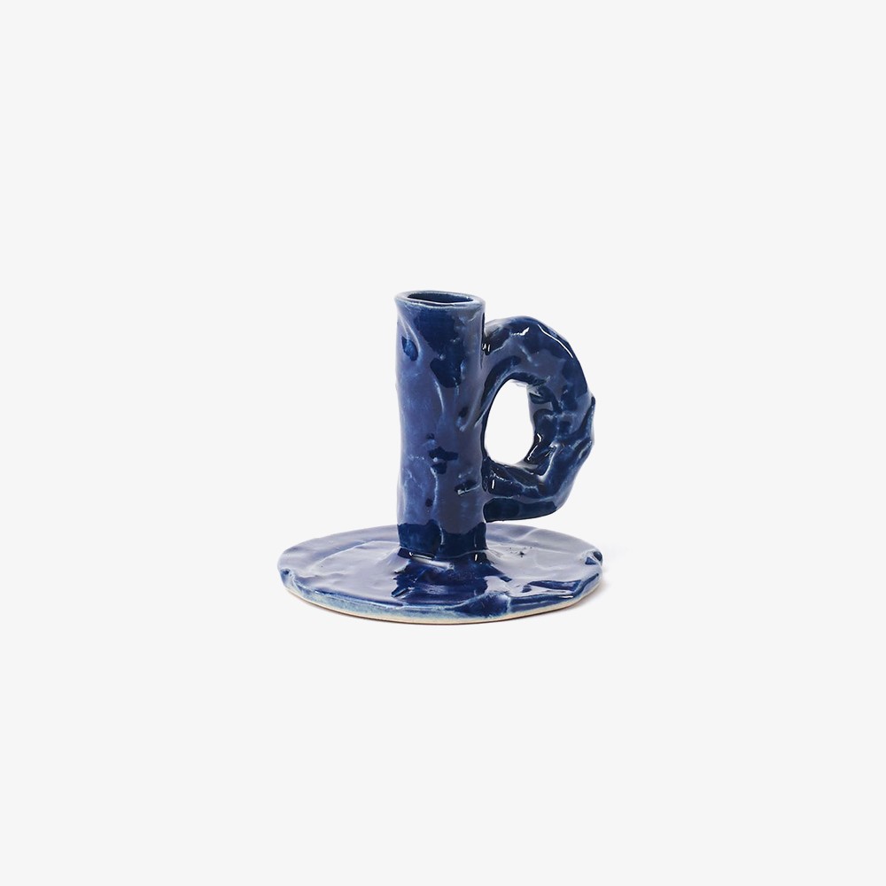 Studio Candlestick 'Dark Blue'