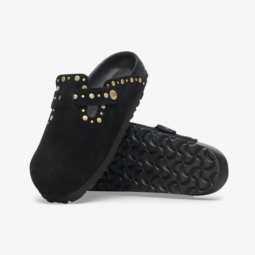 Boston Rivets Suede Leather 'Black'