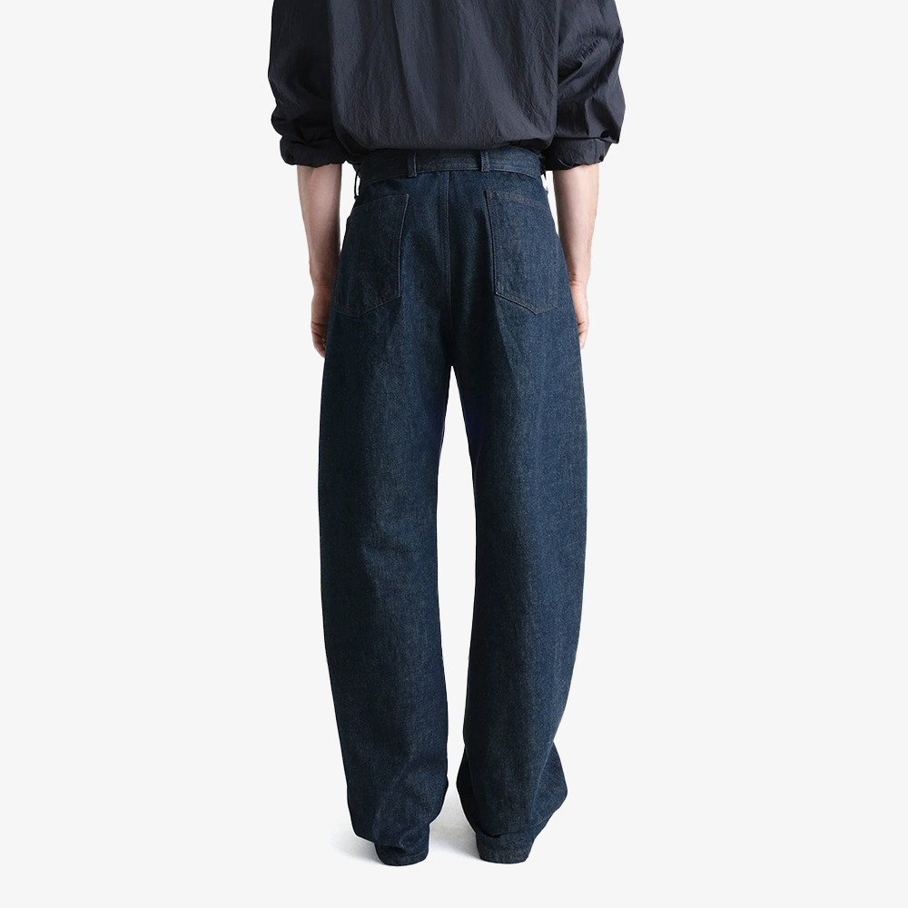 Twisted Belted Pants 'Heavy Indigo Denim'