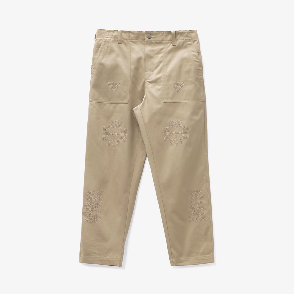 Makhlut Worker Cotton Chino - Off White