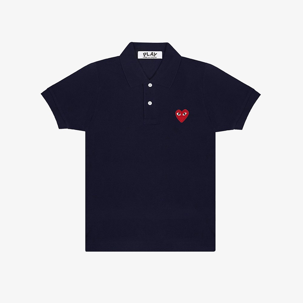 Red Heart Polo T-shirt 'Black'