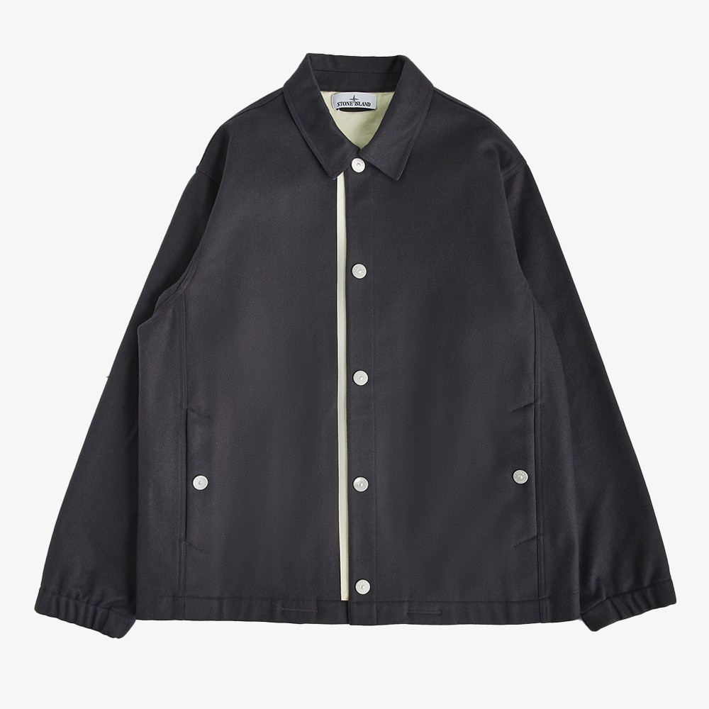 Shirt Jacket with Anti-Drop 'Ink Blue'