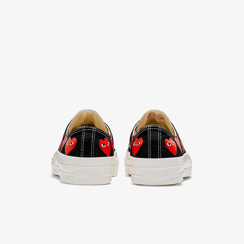Multi Red Heart Chuck Taylor All Star '70 Low 'Black'