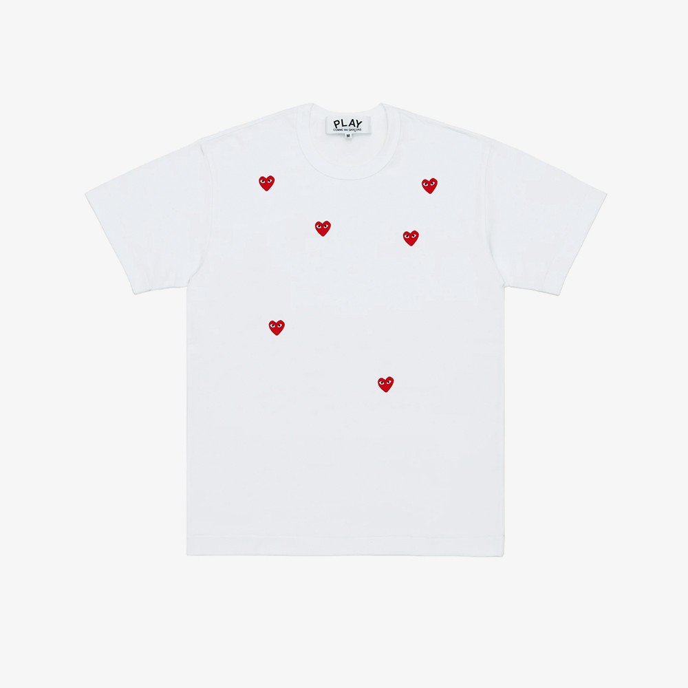 Many Heart Short Sleeve T-Shirt 'White'