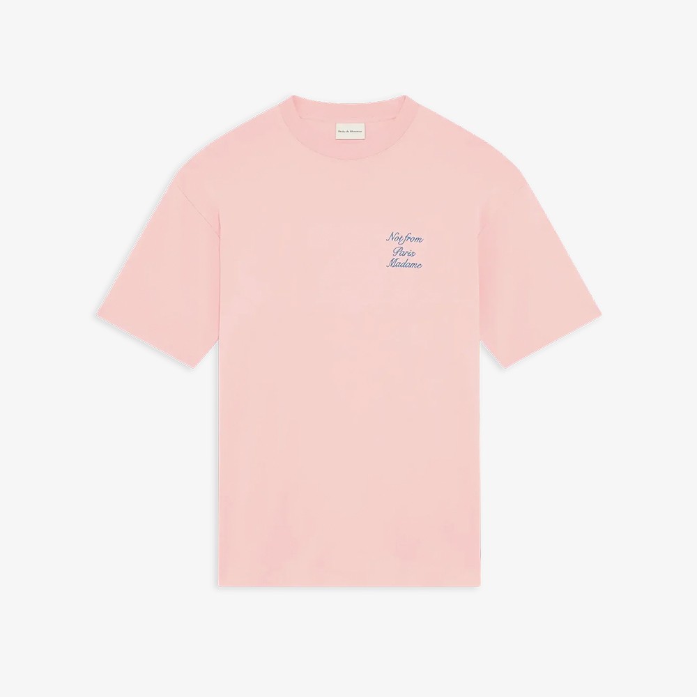 Le T-Shirt Slogan Cursive 'Light Pink'