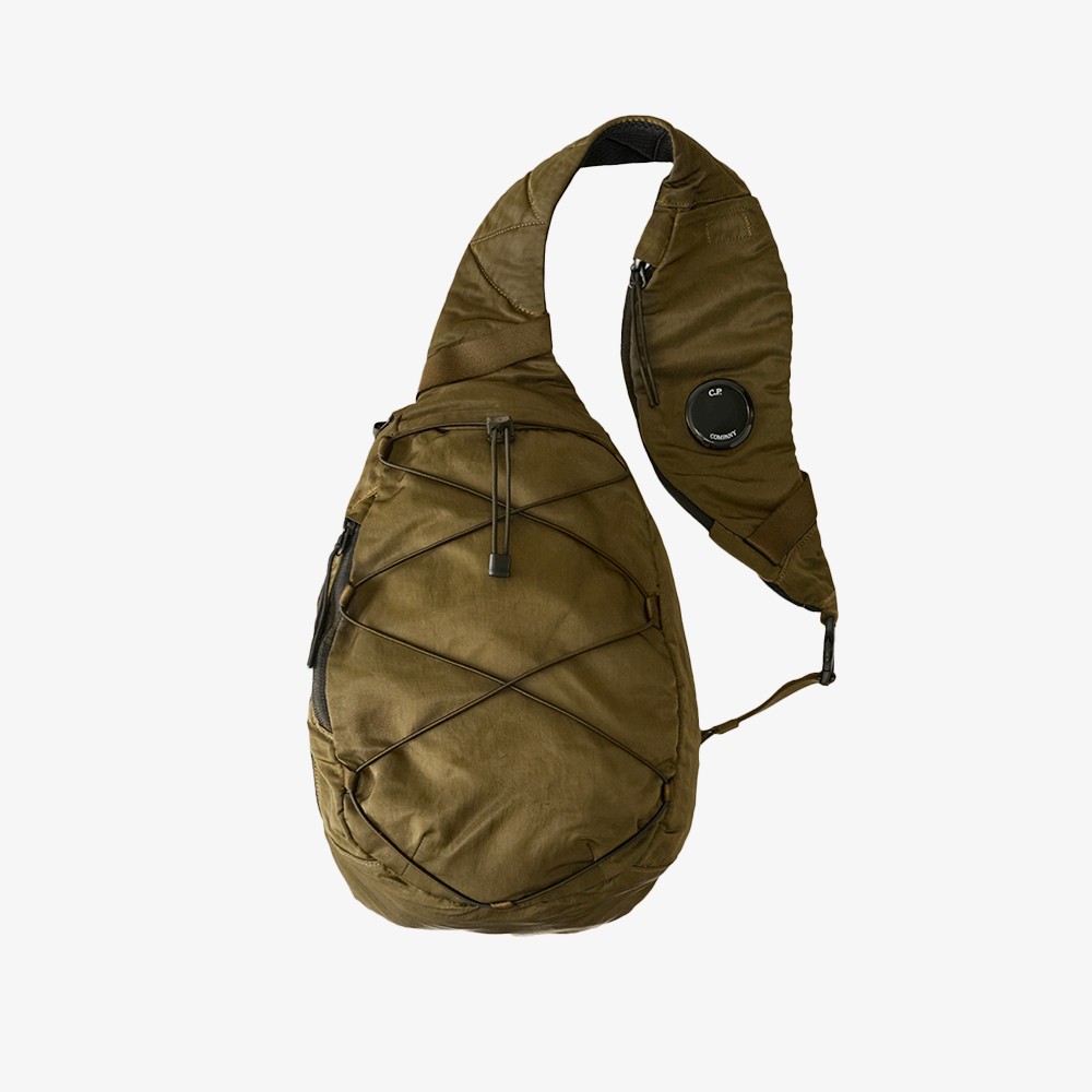 Nylon B Crossbody Rucksack 'Ivy Green'