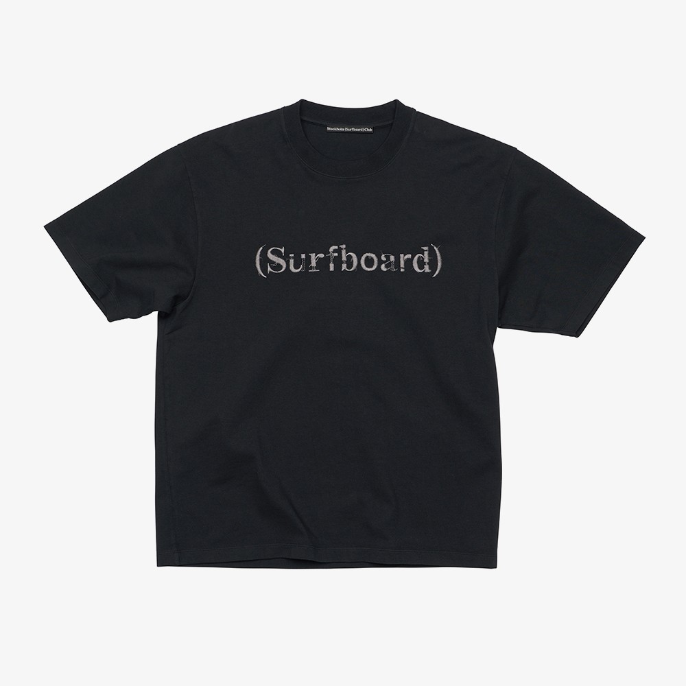 Embroidered T-shirt 'Black'