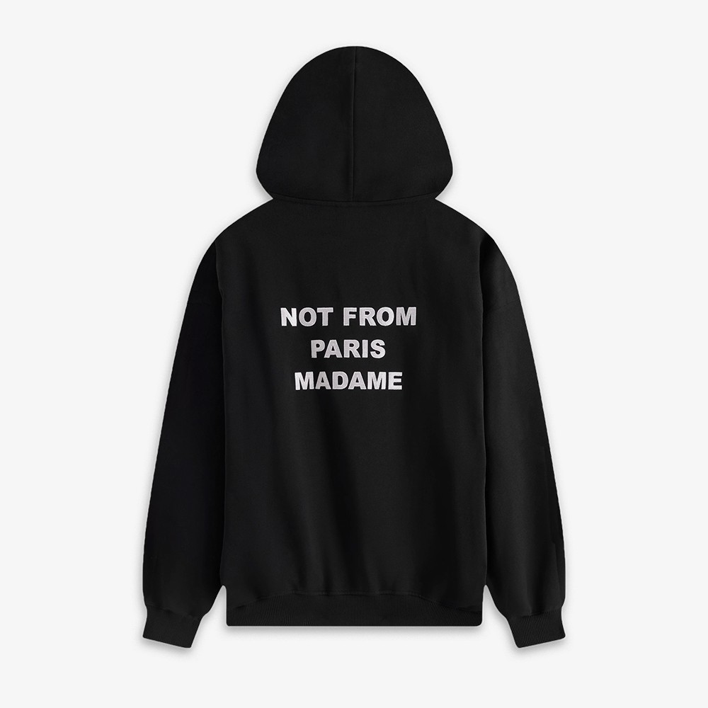 Le Hoodie Slogan 'Black'