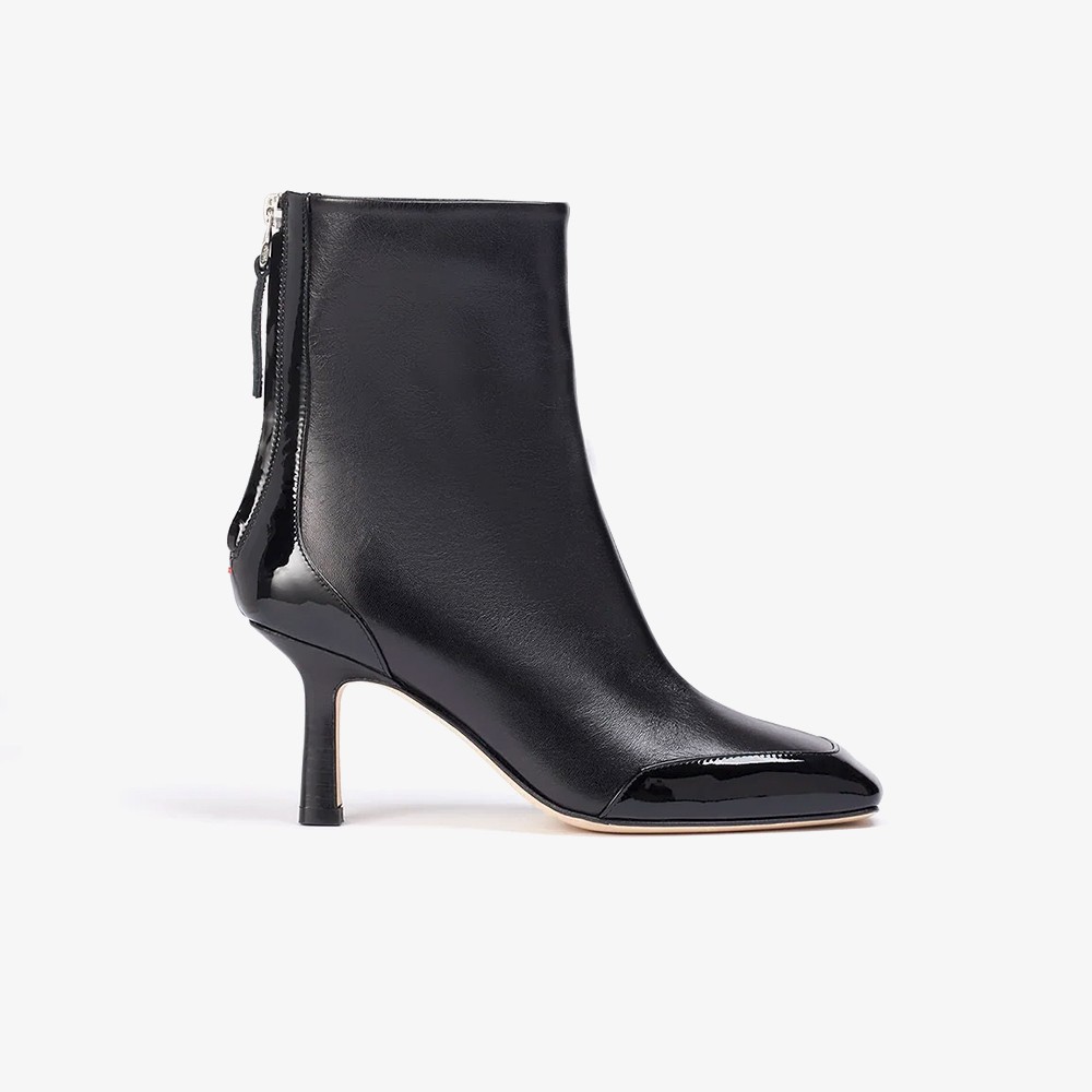 Lily Nappa Patent Calf Leather Black