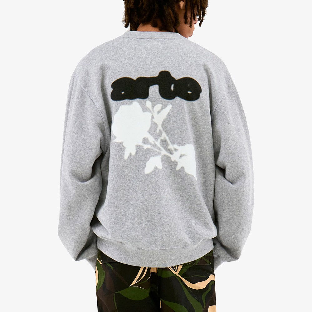 Blur Flower Crewneck 'Grey'