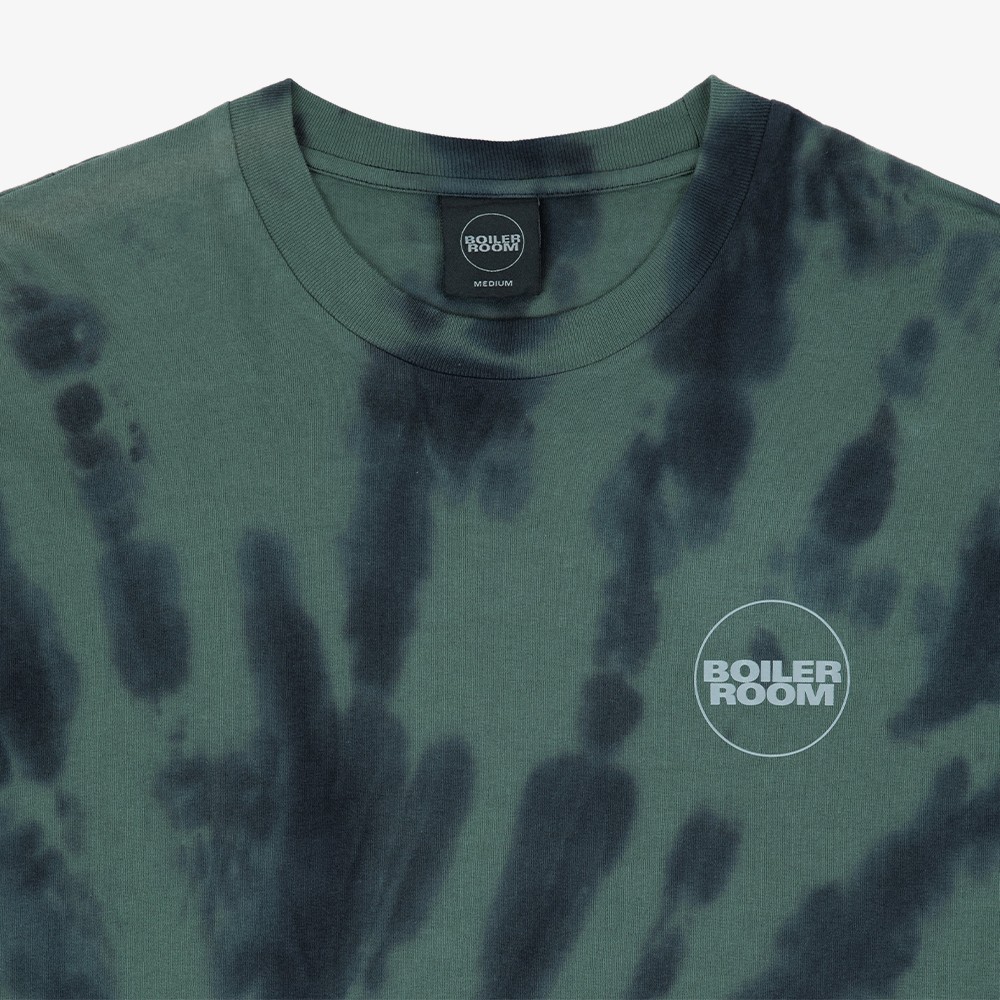 Core Logo Tie Dye 3M T-shirt 'Green'