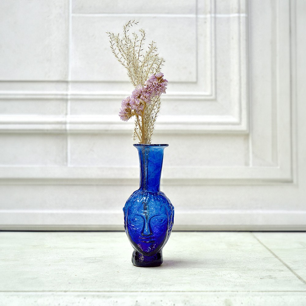 Vase Tête Blue