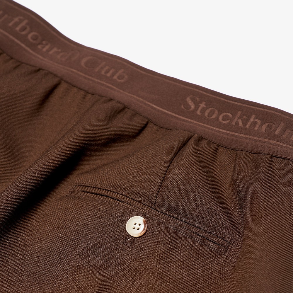 Relaxed Fit Trousers 'Brown'