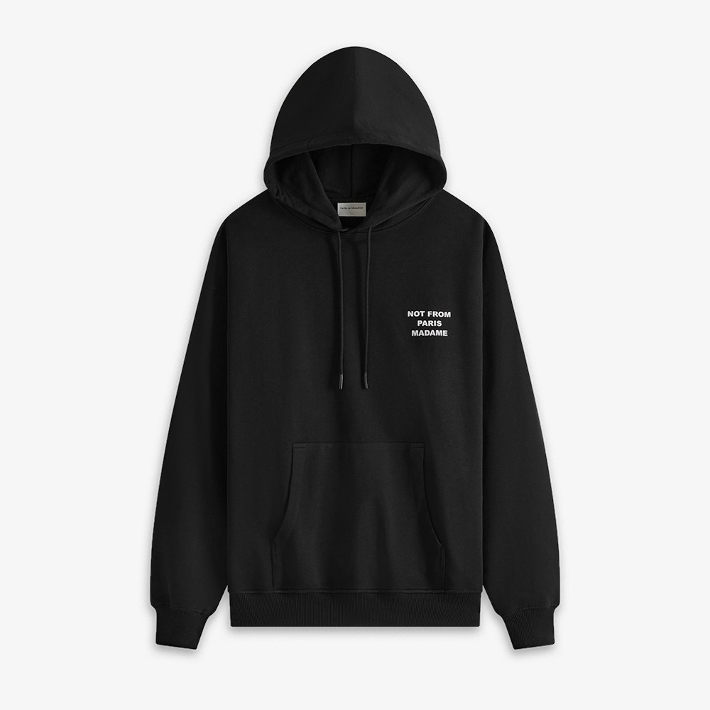 Le Hoodie Slogan 'Black'