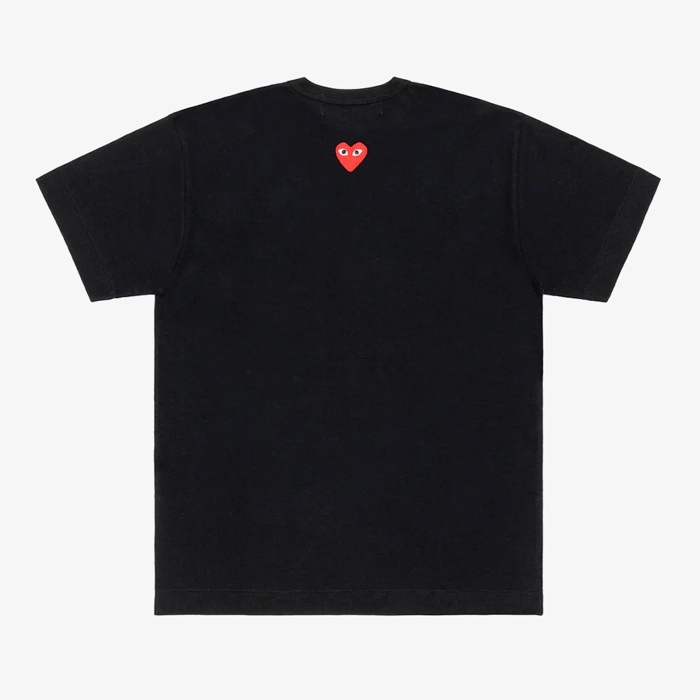 T-Shirt Red Emblem Knit 'Black'