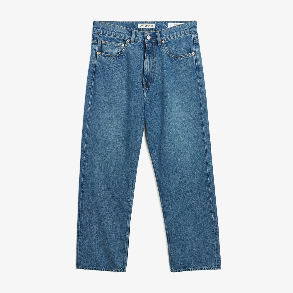 Third Cut Blue Tech Washed Denim