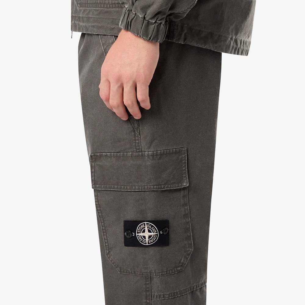 Relaxed Fit Cargo Pants 'Lead Grey'