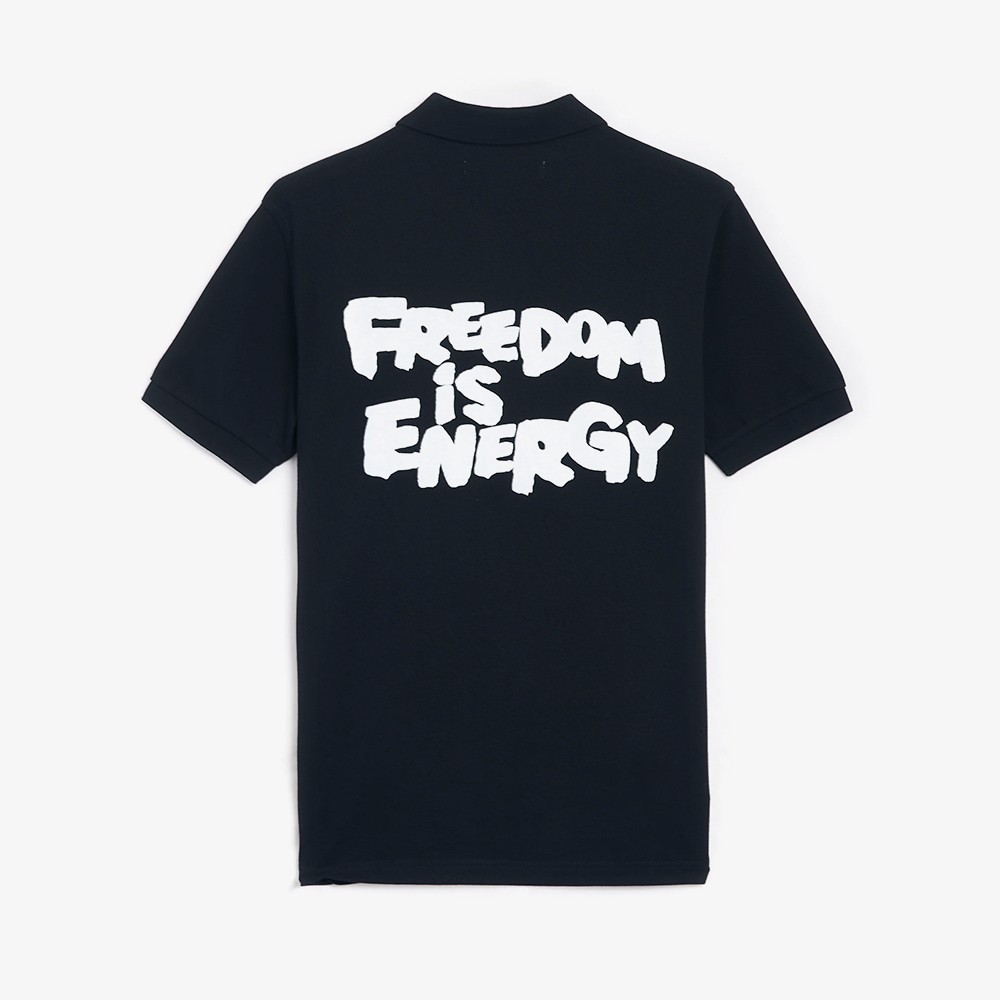 Fred Perry Freedom Is Energy Polo Shirt 'Navy'