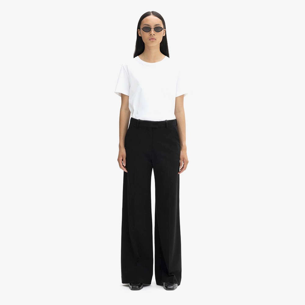 Wide Leg Trousers 'Black'