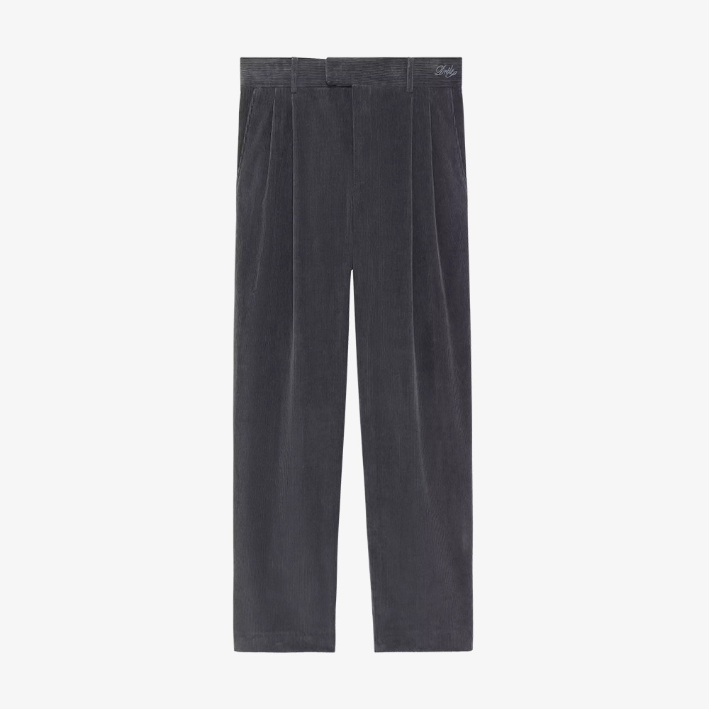 Le Pantalon Golfeur Corduroy 'Dark Grey'