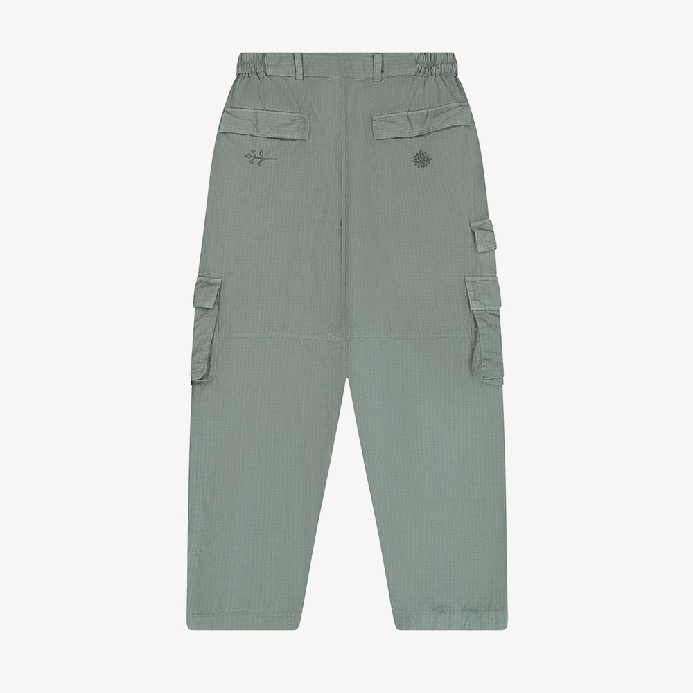 Sabala Garment Dyed Ripstop Cargo Pants 'Grey'