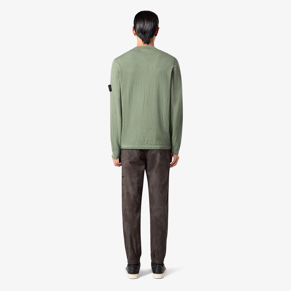 Organic Cotton Crewneck 'Sage Green'