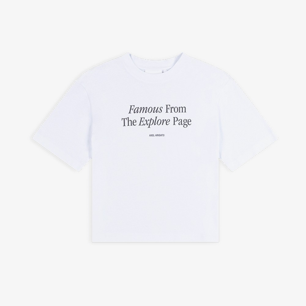 Famous Printed T-Shirt 'White'